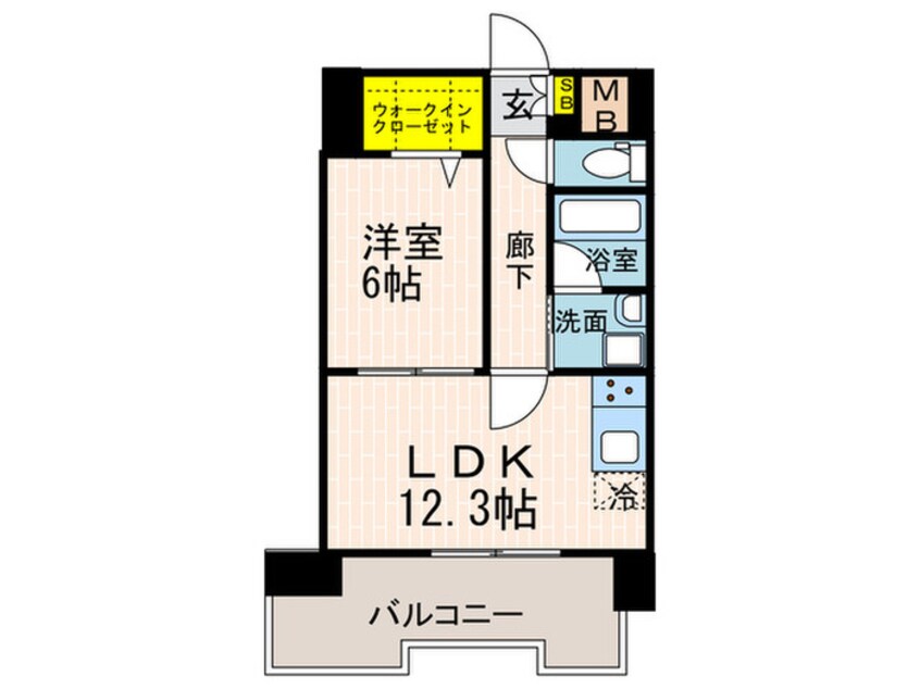 間取図 エル・イソベ三宮