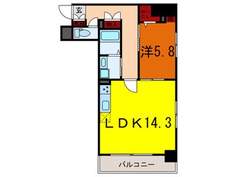 間取図 エル・イソベ三宮