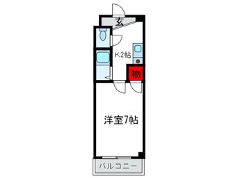 間取図 ベルフレ－ジュ北堀江