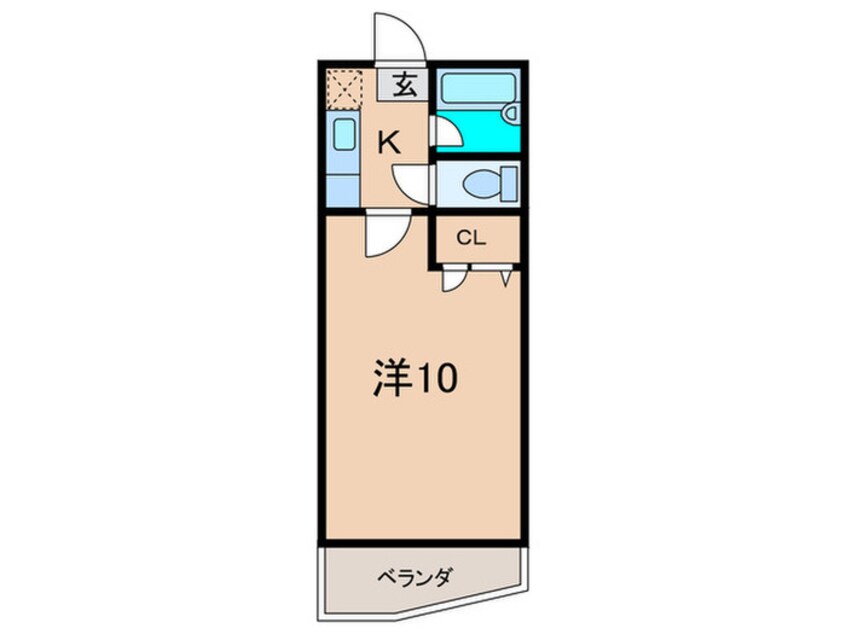 間取図 クラッシーフラット藤田ハイツ