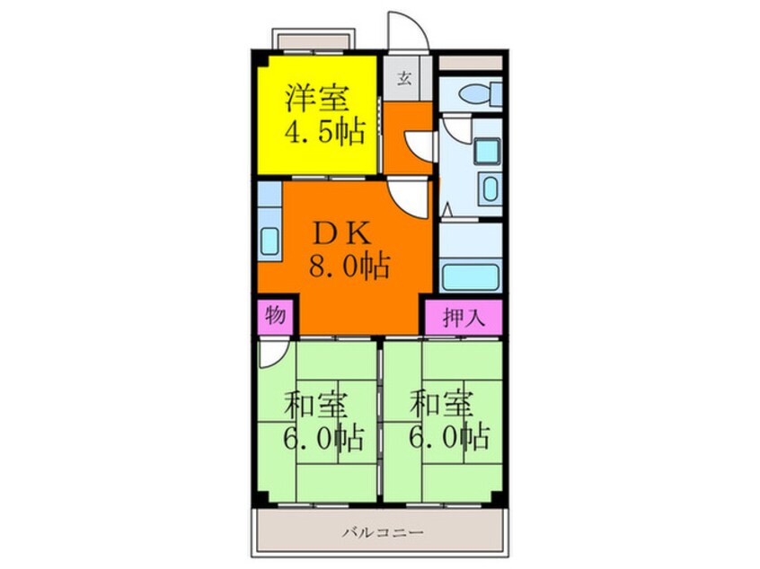 間取図 新芦屋ハイタウン