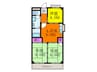 新芦屋ハイタウン 3LDKの間取り
