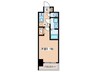 S-RESIDENCE阿波座WEST 1Kの間取り
