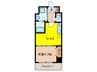 S-RESIDENCE阿波座WEST 1DKの間取り
