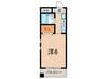 マンションくすのきの丘 1Rの間取り