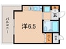 マンションくすのきの丘 1Rの間取り