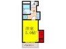 ハイツオーキタ本町 1Kの間取り