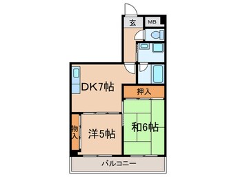 間取図 ルシエ－ル垂水
