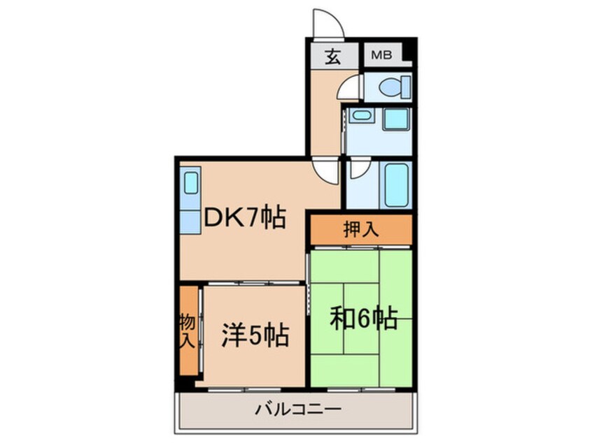 間取図 ルシエ－ル垂水