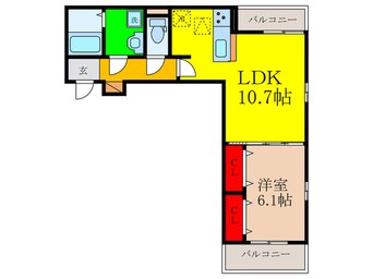 間取図 プラシード上泉