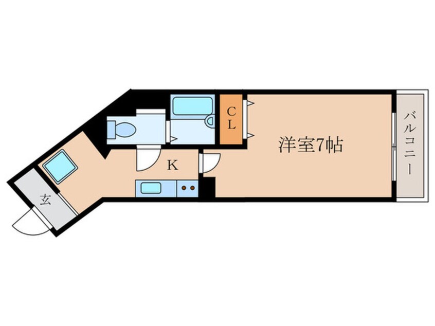 間取図 ラパス高辻