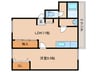 伊藤マンション 1LDKの間取り
