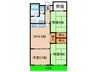 ハイツ　キタウラ 3DKの間取り