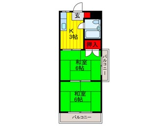 間取図 松原ハイツ
