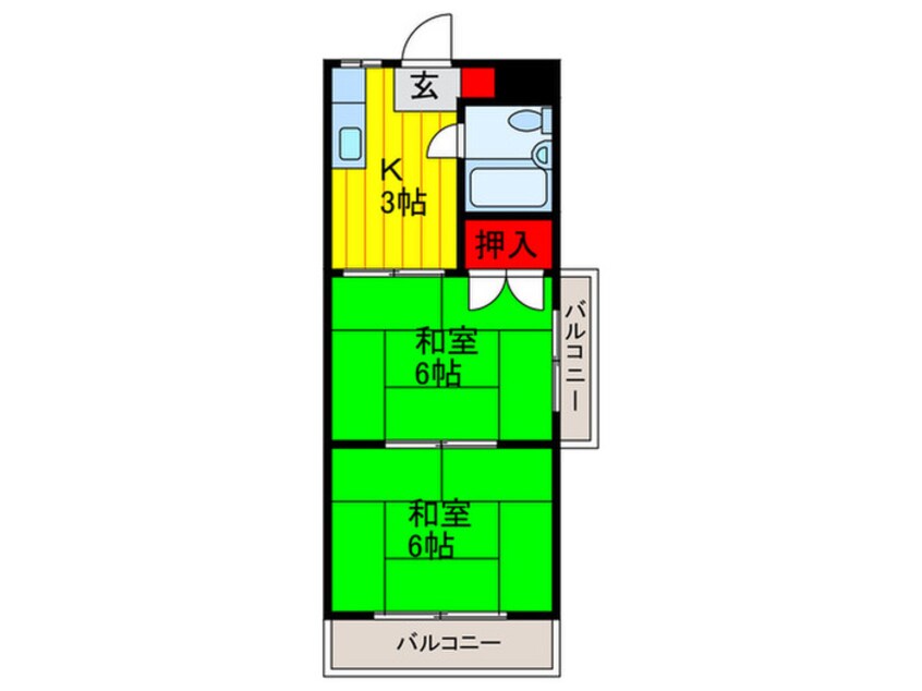 間取図 松原ハイツ