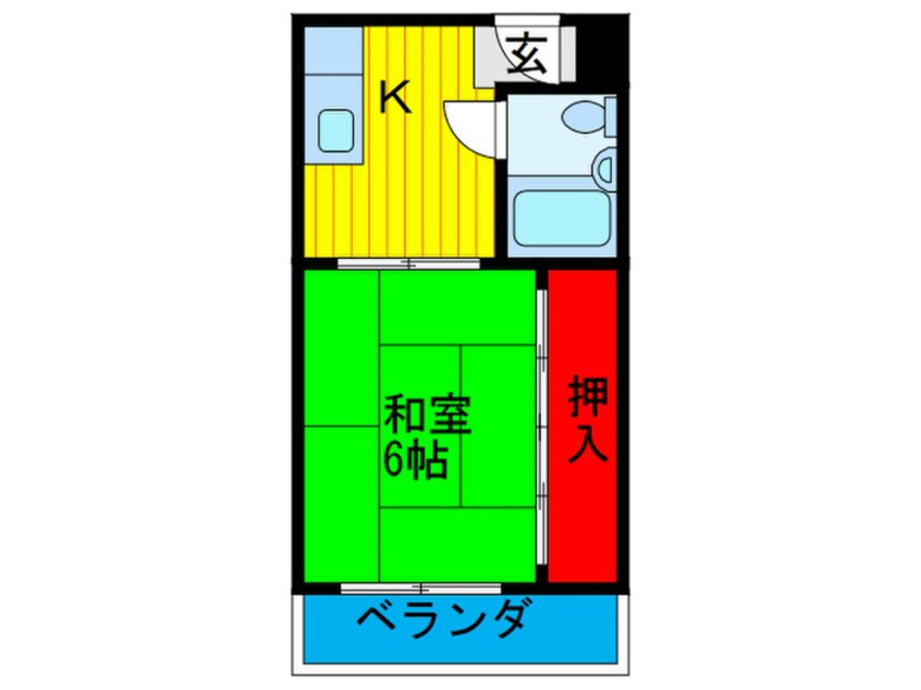間取図 松原ハイツ