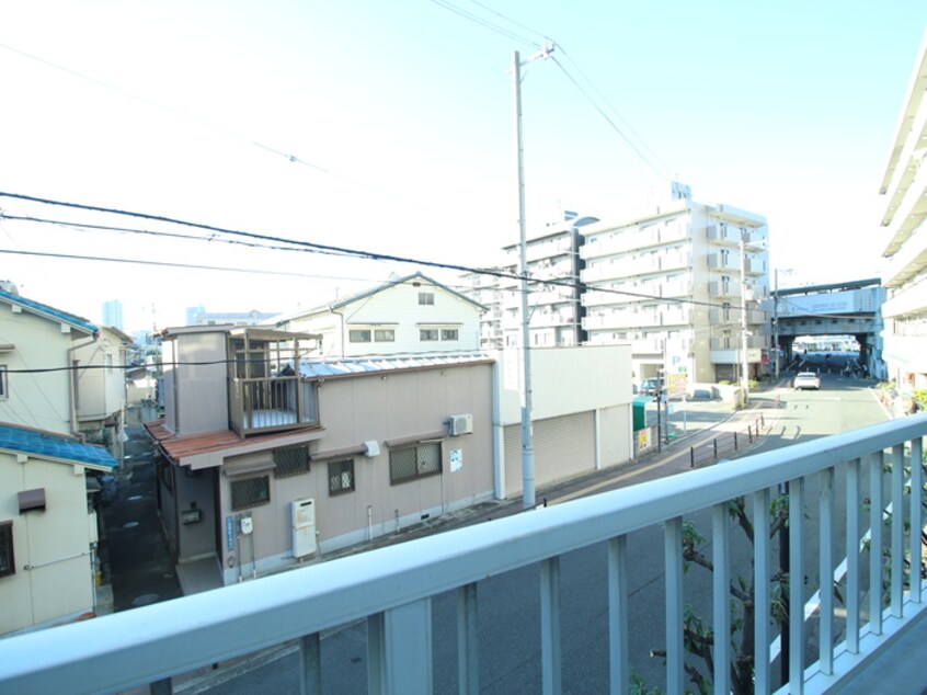 室内からの展望 松原ハイツ
