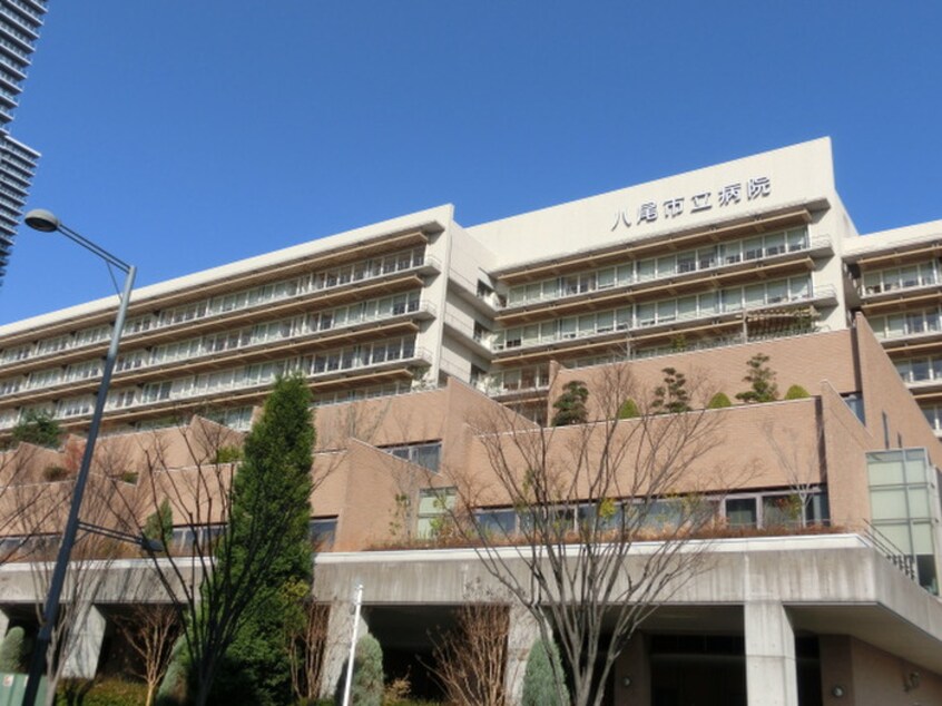 八尾市立病院(病院)まで300m ラ・ミュ－久宝寺Ⅰ