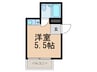マンションみやけ 1Rの間取り