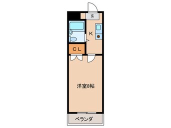 間取図 エクセルハイツ西浦