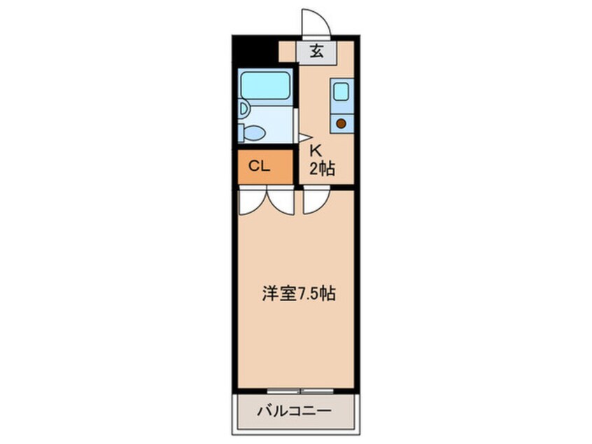 間取図 エクセルハイツ西浦