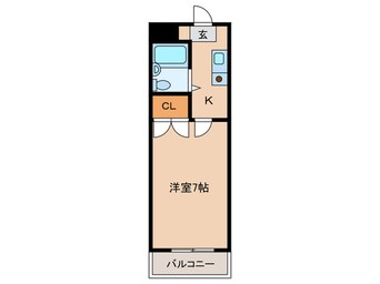 間取図 エクセルハイツ西浦