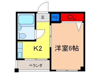 間取図 エヴァーグリーンタナカ