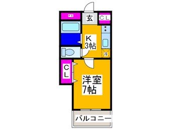 間取図 ロイヤル蔵前