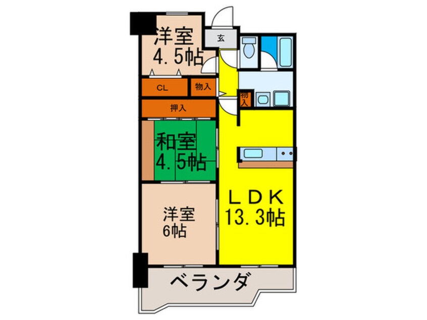 間取図 ウィステリア千里