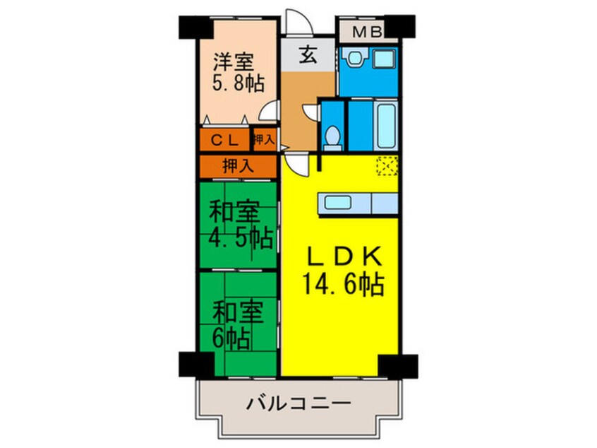 間取図 ウィステリア千里