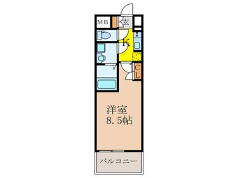 間取図 ア－バンフラッツ新大阪Ⅱ