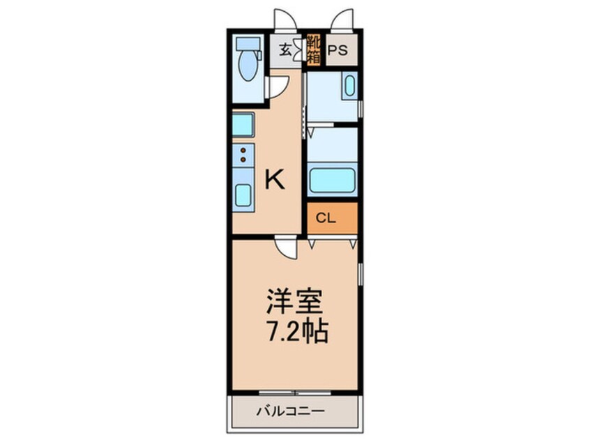 間取図 メルシー高槻八幡