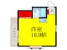 ロイヤルキャビン 1Rの間取り