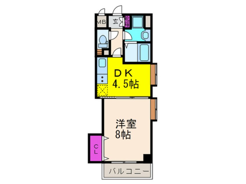 間取図 ラ・ガ－ル