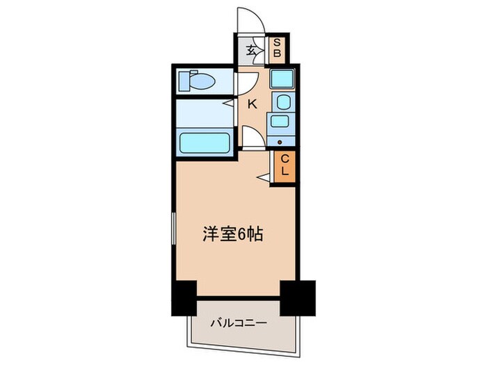 間取り図 ｴｽﾃﾑｺｰﾄ神戸元町通(801)