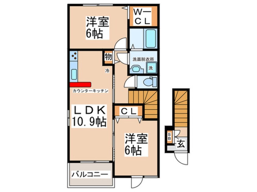 間取図 カルム メゾン 雅