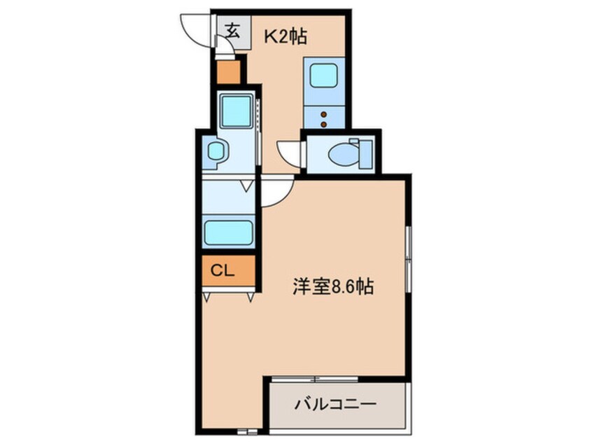 間取図 リアコート石橋Ⅲ