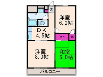 間取図 ファミール北野