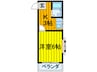 三井マンション 1Kの間取り