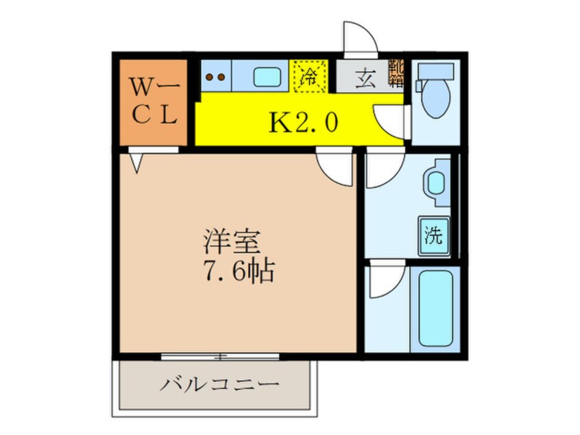 間取図 メゾンサンヴァレー