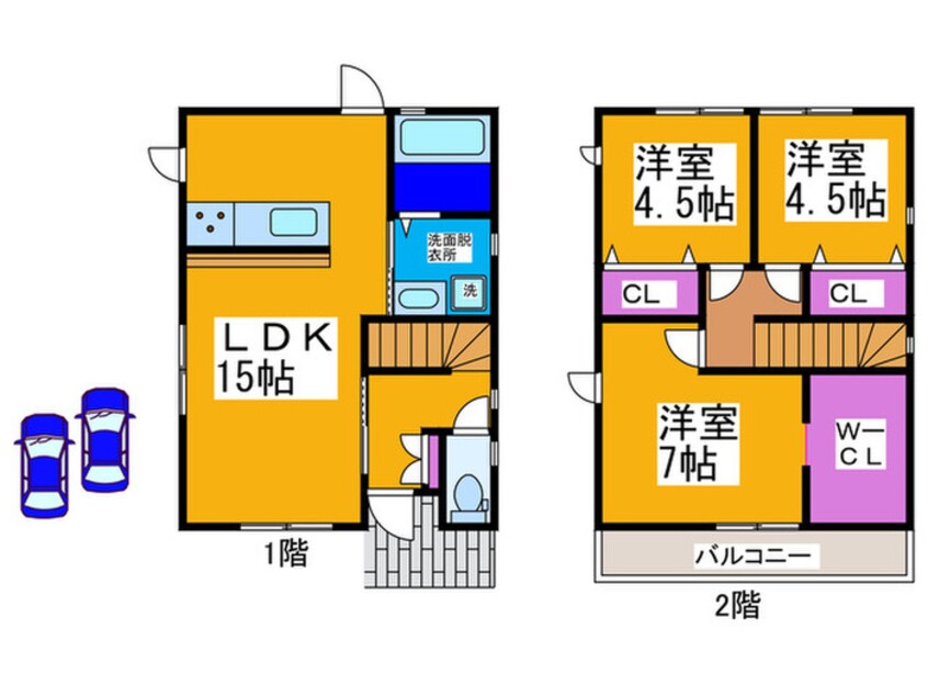 間取図 和´sガ－デンタウン1号棟