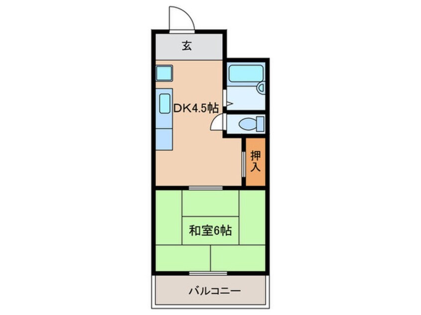 間取図 フルタハイツ