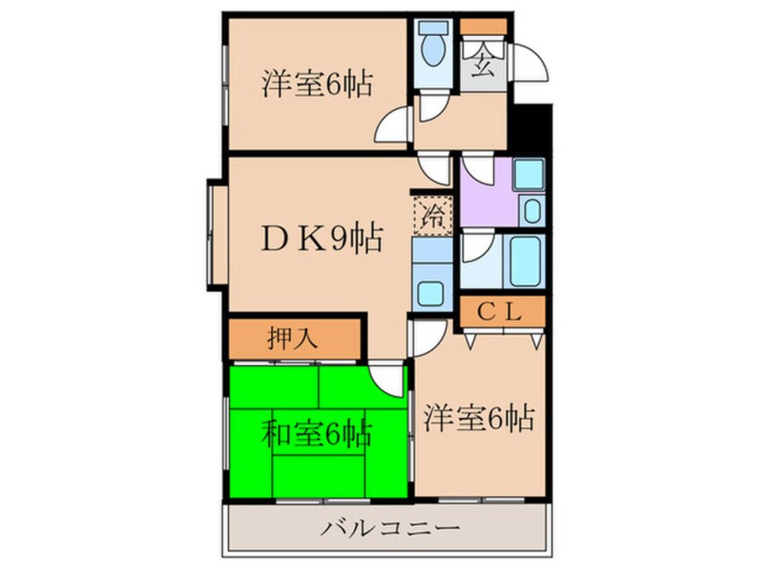 間取図 デンダ久我ノ杜