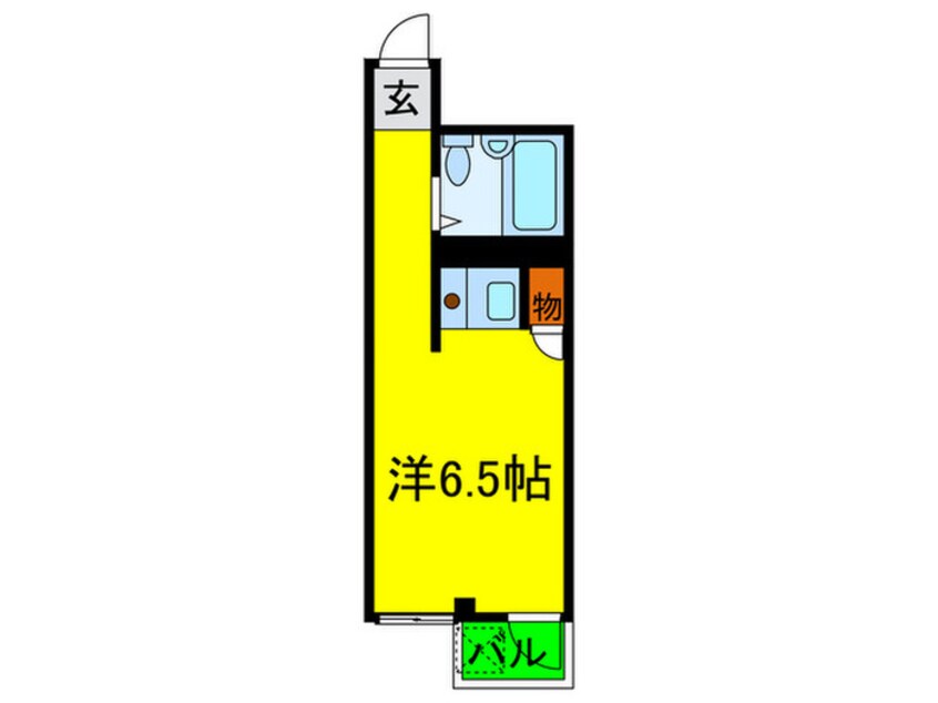 間取図 ルーム　ウイング　ワン