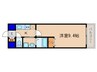 フォーシーズン南草津 1Kの間取り