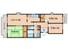 笠山清水マンション 3LDKの間取り
