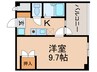 エスペランザ 1Kの間取り