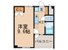 エスペランザ 1Kの間取り