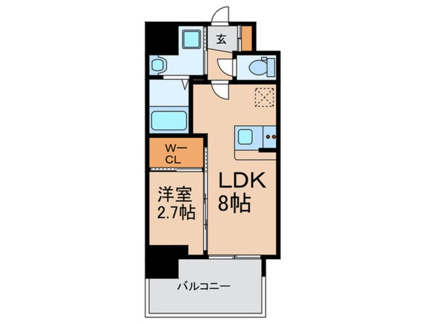 間取図 セレニテ天満橋アリア