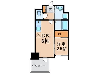 間取図 セレニテ天満橋アリア